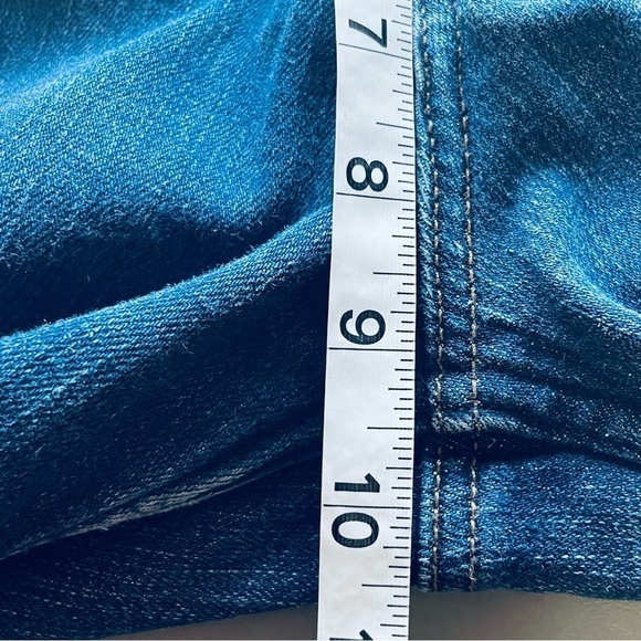 Carhartt Flannel-Lined Straight Leg Jeans – Blue Denim, Size 8 Short - Picture 13 of 14